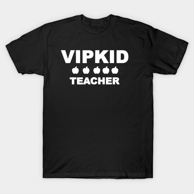 VIPKID Teacher ESL Five Apple Rating Shirt T-Shirt by Alison Cloy